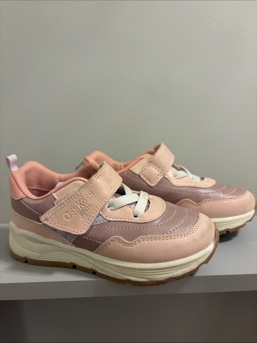 OshKosh B'gosh Blush Pink & Rose Kids Sneakers